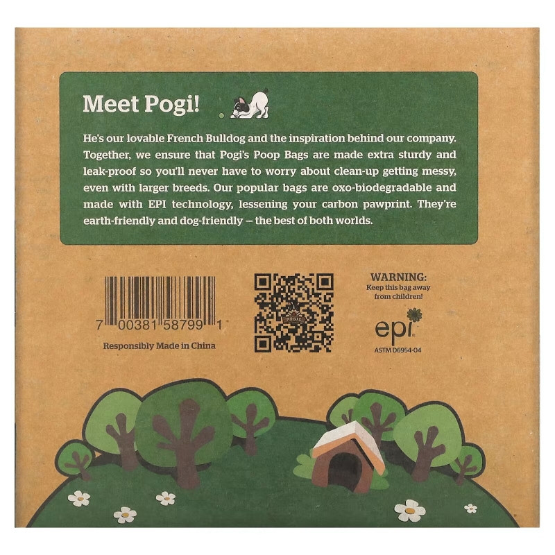 Pogi's Pet Supplies, Earth Friendly Poop Bags, Super Duper Pack, Powder Fresh, 50 Rolls, 750 Bags, 2 Dispensers