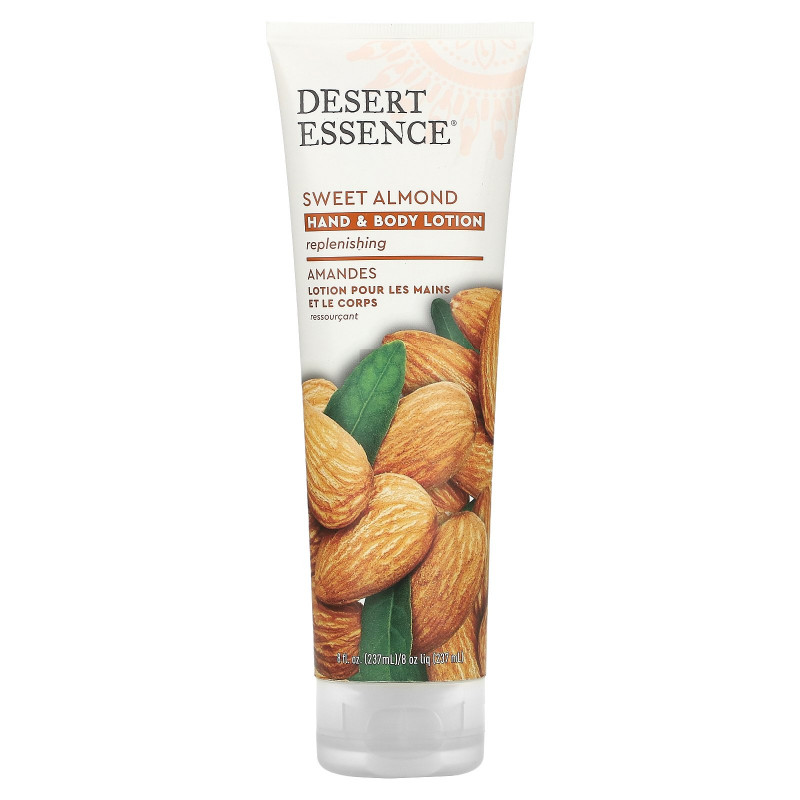 Desert Essence Organics лосьон для рук и тела с миндалем 8 жидких унций (237 мл)