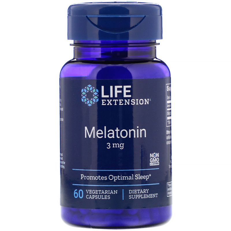 Life Extension Мелатонин 3 мг 60 капсул