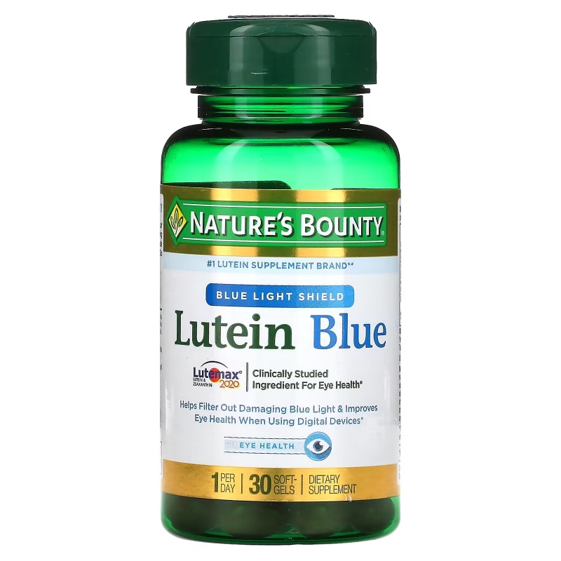 Nature's Bounty, Lutein Blue, 30 Softgels