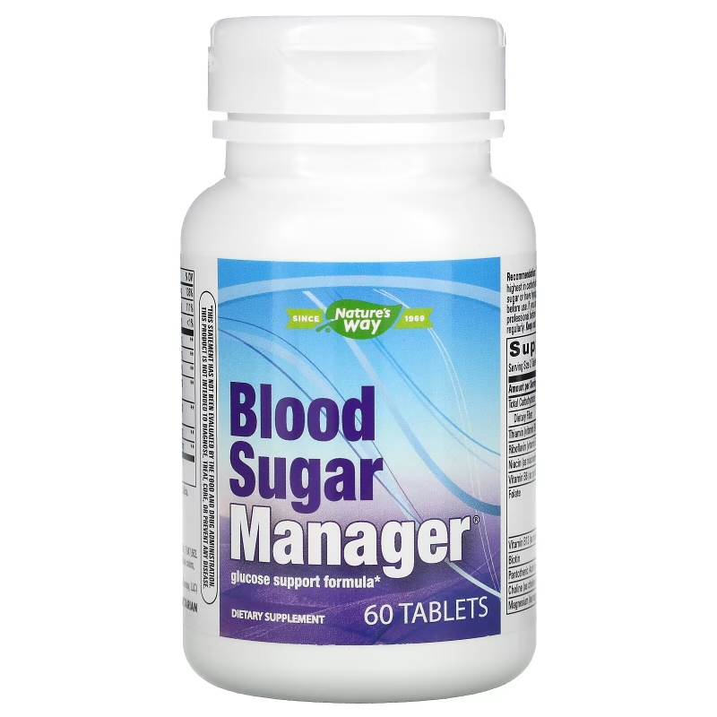 Enzymatic Therapy Blood Sugar Manager регулятор уровня сахара в крови 60 таблеток