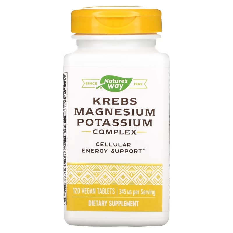 Enzymatic Therapy Krebs Magnesium-Potassium Chelates Heart Health 60 таблеток