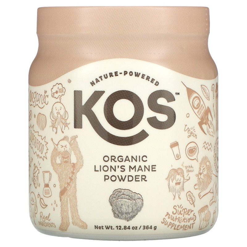 KOS, Organic Lion's Mane Powder, 12.84 oz (364 g)