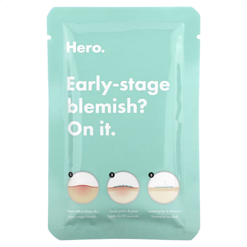 Hero Cosmetics, Mighty Patch, Micropoint For Blemishes, 8 Patches