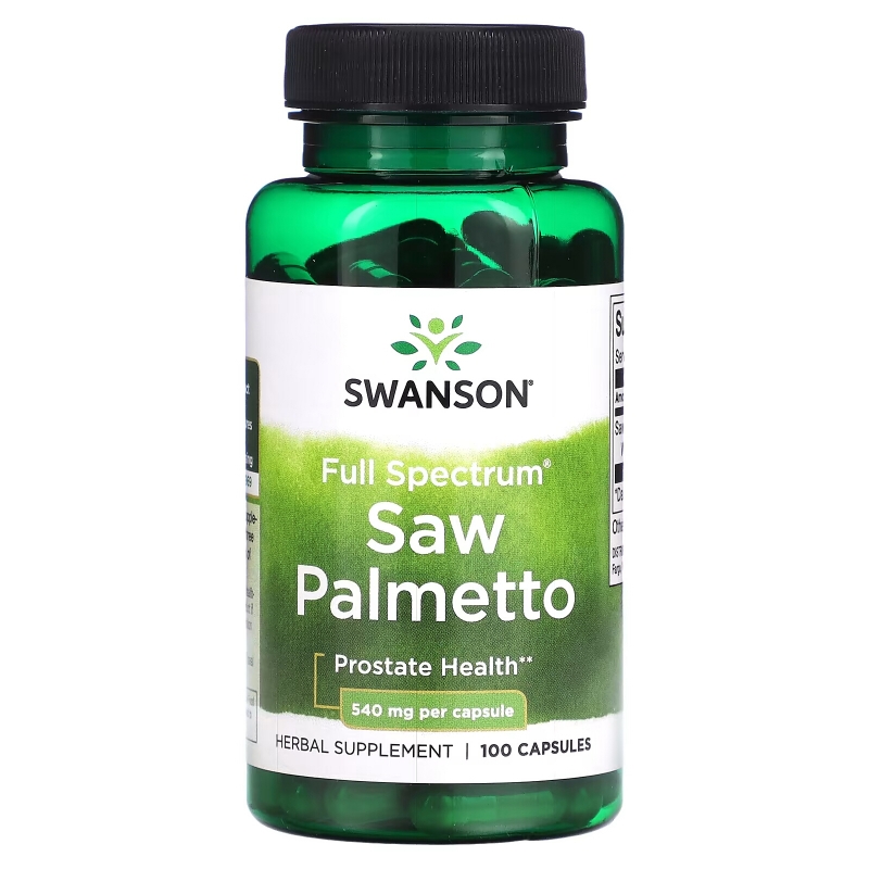 Swanson, Saw Palmetto, 540 mg, 100 Capsules