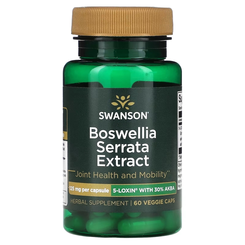Swanson, Boswellia Serrata Extract, 125 mg, 60 Veggie Caps