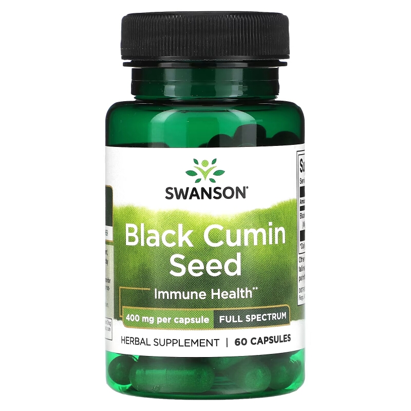 Swanson, Black Cumin Seed, Full Spectrum, 400 mg, 60 Capsules