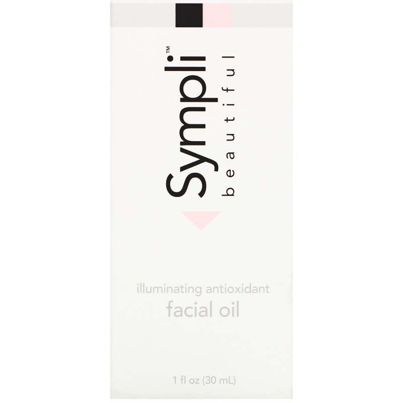 Sympli Beautiful, Illuminating Antioxidant Facial Oil, 1 fl oz (30 ml)