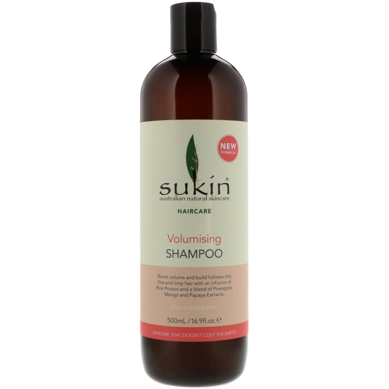 Sukin, Volumising Shampoo, Fine and Limp Hair, 16.9 fl oz (500 ml)
